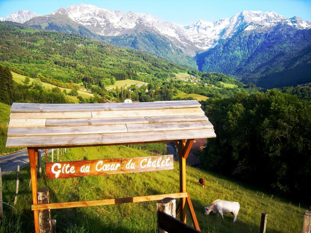 Gite Au Coeur Du Chalet En Belledonne Vers Prapoutel Les 7 Laux Sainte-Agnès Szoba fotó